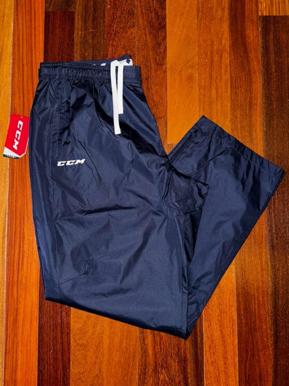 Men's 2XL ~ True Navy Blue CCM TEAM Hockey Active/Warm-Up Pants PN5589 ~ NWT!